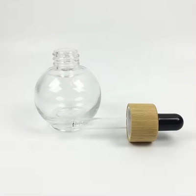 Σχήμα σφαίρας 20 ml 30 ml Ροζ άρωμα κενό καλλυντικό αιθέρια έλαια σταγονίδια μπουκάλι