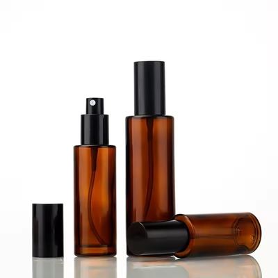 30 ml 50 ml 80 ml 100 ml Αμπερόνα Κοσμητικά γυάλινα μπουκάλια αντλίας Φιαλίδιο ανανεώσιμου ψεκασμού
