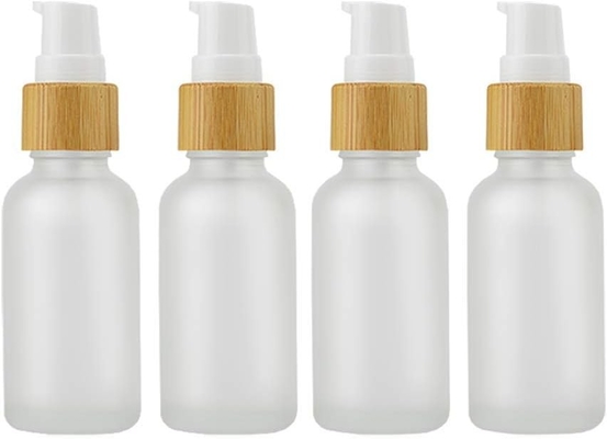 30 ml Φιαλάκι με παγωμένη γυάλινη λοσιόν Πυροσβεστική αντλία Φιαλάκια καλλυντικών γυάλινων φιαλών