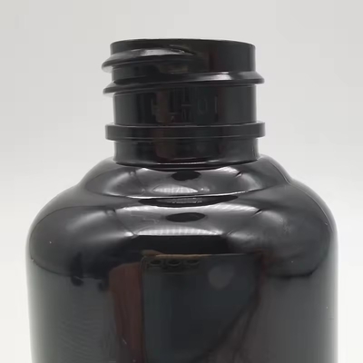 50 ml PET γυαλιστερό μαύρο πλαστικό μπουκάλι καλλυντικού ψεκασμού με μαύρο λεπτό κεφάλι ψεκασμού