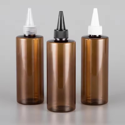 6 ml πλαστικό μπουκάλι κοσμητικών Amber Squeeze με γυρισμένο καπάκι επαναγεμιστά μπουκάλια