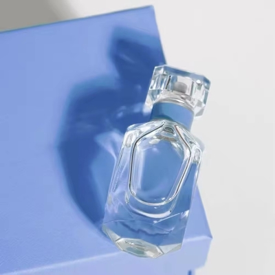 30ML κενό διαφανές τετράγωνο άρωμα πολυτελή γυάλινα μπουκάλια προσαρμόσιμο λογότυπο
