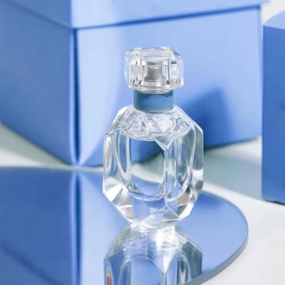 30ML κενό διαφανές τετράγωνο άρωμα πολυτελή γυάλινα μπουκάλια προσαρμόσιμο λογότυπο