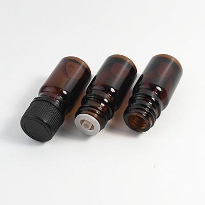 10 ml 20 ml 30 ml μπουκάλια γυαλιού αιθέριας ύλης με καπάκι βίδας Άδειο γυαλί κεχριμπάρι