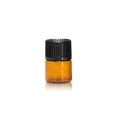 1 ml 2 ml 3 ml 4 ml 5 ml αιθέρια έλαια Μίνι φιαλίδια από γυαλί κεχριμπάρι Φιαλίδια με καπάκι με βίδα