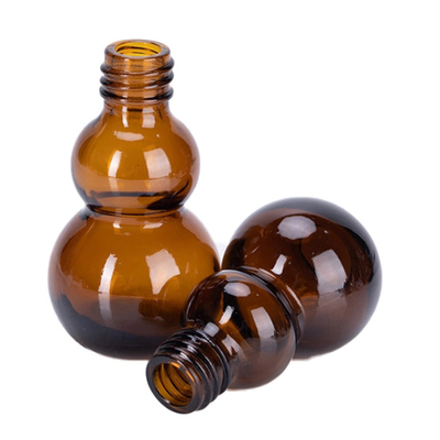 15 ml 30 ml μπουκάλι σταγονίδια από γυαλί κεχριμπαρά μπουκάλια αιθέρια έλαια για μαλλιά και λάδι σώματος