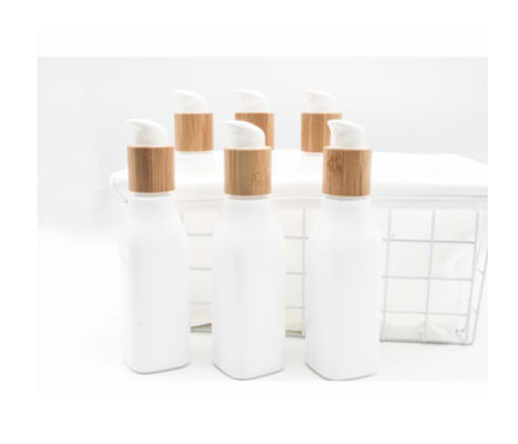 100ml 24/415 χωρίς αέρα μπουκάλια 4 Oz καλλυντικά εμπορευματοκιβώτια 24mm αντλιών γυαλιού
