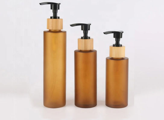 200ml 24mm καλλυντικά ηλέκτρινα βάζα μπουκαλιών ουσιαστικού πετρελαίου γυαλιού 24/410 3.4oz