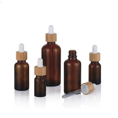 Ηλέκτρινα μπουκάλια 18mm 18/415 1oz ουσιαστικού πετρελαίου μπουκαλιών 30ml κυλίνδρων γυαλιού
