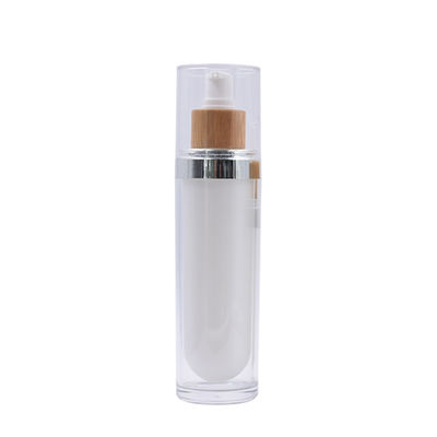 40ml 100g χωρίς αέρα γυαλιού καλλυντική μπουκαλιών ομαλή περάτωση βάζων αντλιών Moisturizers χωρίς αέρα