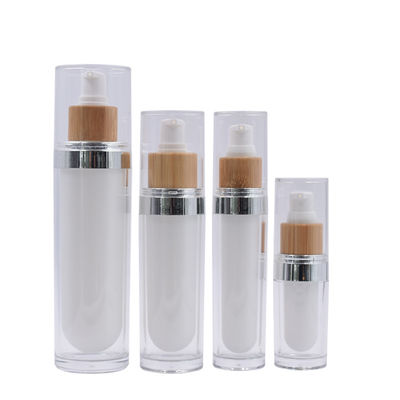 40ml 100g χωρίς αέρα γυαλιού καλλυντική μπουκαλιών ομαλή περάτωση βάζων αντλιών Moisturizers χωρίς αέρα
