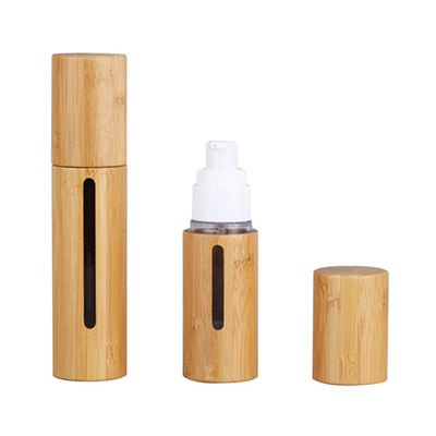 50ml κρέμα 28/400mm χωρίς αέρα καλλυντικό μπαμπού λοσιόν μπουκαλιών 30ml 15ml 28/410mm