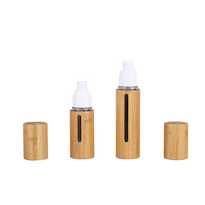 50ml κρέμα 28/400mm χωρίς αέρα καλλυντικό μπαμπού λοσιόν μπουκαλιών 30ml 15ml 28/410mm