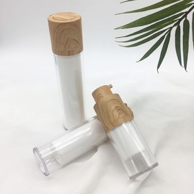 30ml διακοσμητικά επαναληπτικής χρήσεως μπουκάλια 24mm σαμπουάν 4 Oz χωρίς αέρα μπουκάλι αντλιών