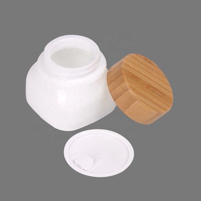 250g OPAL κενά καλλυντικά βάζα 46mm 100ml τετραγωνικό μπουκάλι ορών 40ml