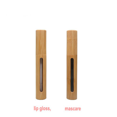 6 Mascara γραμμαρίου 7ml μαζικό καλλυντικό μπαμπού σωλήνων που συσκευάζει 129.5mm