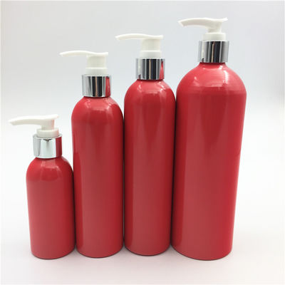 Κόκκινα μπουκάλια 3.4oz 100ml 24mm κόκκινο 24/410 ψεκασμού αργιλίου αντλιών πίεσης