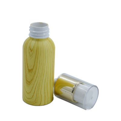 200ml καλλυντικά εμπορευματοκιβώτια 18/400 χωρίς αέρα βάζο 18mm μπαμπού κρέμας αντλιών