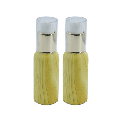 200ml καλλυντικά εμπορευματοκιβώτια 18/400 χωρίς αέρα βάζο 18mm μπαμπού κρέμας αντλιών