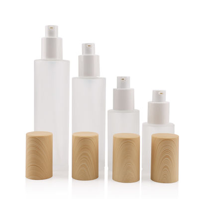 50g άσπρα 18mm βάζα κρέμας προσώπου μπουκαλιών 20ml 18/400 γυαλιού καλλυντικά