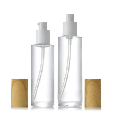 μπουκάλια 120ml 28/400 28mm κενά αρώματος 4 Oz μπουκάλια λοσιόν διαφανή