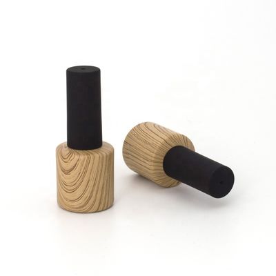 Πολωνικός ODM 10ml 0.5oz μπαμπού μπουκαλιών μαύρων μπουκαλιών πηκτωμάτων καρφιών γυαλιού