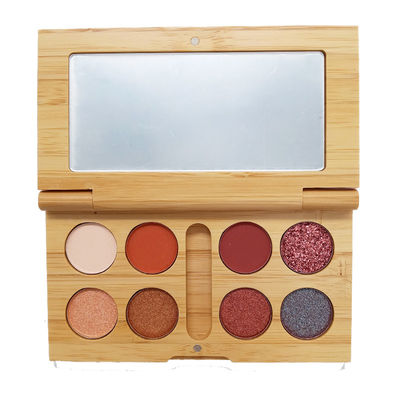 60g 14mm πλαίσιο 5.5cm ομορφιάς ματιών Makeup κιβωτίων σκιών ματιών περίπτωση μπαμπού