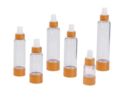 βιοδιασπάσιμα καλλυντικά βάζα 42mm 80ml 4oz χωρίς αέρα καλλυντική συσκευασία μπουκαλιών