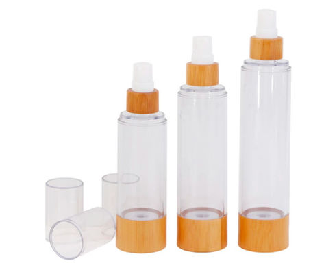 βιοδιασπάσιμα καλλυντικά βάζα 42mm 80ml 4oz χωρίς αέρα καλλυντική συσκευασία μπουκαλιών