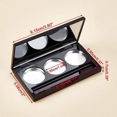 πλαίσιο 3 συνδρομής ομορφιάς ματιών 1.15cm 24.5mm ODM παλετών σκιάς ματιών χρώματος