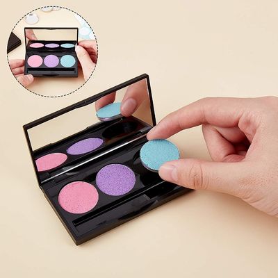 πλαίσιο 3 συνδρομής ομορφιάς ματιών 1.15cm 24.5mm ODM παλετών σκιάς ματιών χρώματος