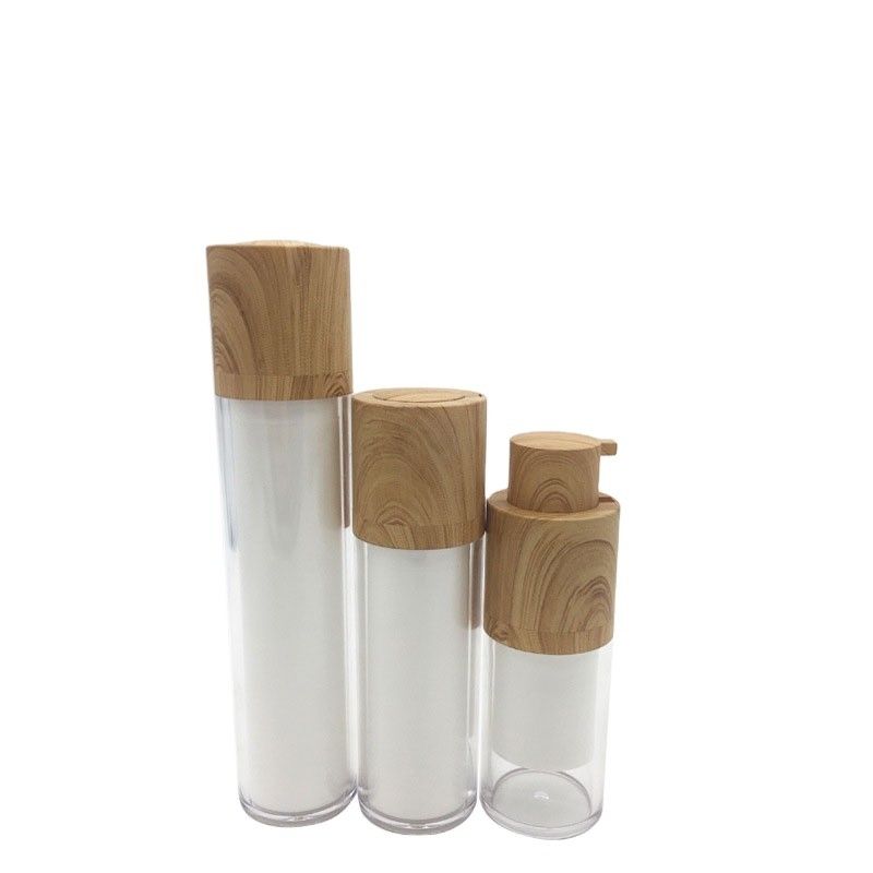 30ml διακοσμητικά επαναληπτικής χρήσεως μπουκάλια 24mm σαμπουάν 4 Oz χωρίς αέρα μπουκάλι αντλιών